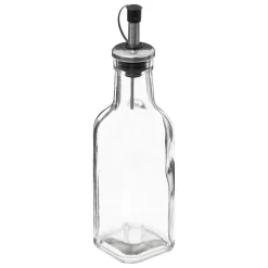 5five Vinagreras, Azucareros, Saleros Y Pimenteros>Aceitera + Vinagrera 4Pzas Vidrio C/Soporte