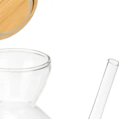 Vinagreras, Azucareros, Saleros Y Pimenteros>Aceitera Con Tapón De Bambú 600ml