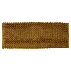 5five Alfombras De Baño>Alfombra Baño Gruesa Amarilla 50x120Cm