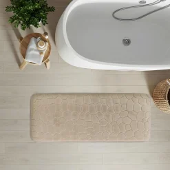 Alfombras De Baño>Alfombra Baño Memoire Gris P.45x120Cm