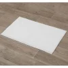 Alfombras De Baño>Alfombra Baño Microfibra Blanca 50x80Cm