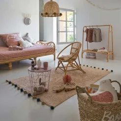 Niños atmosphera4kids Téxtil>Alfombra Beige Con Pompones 100x150M