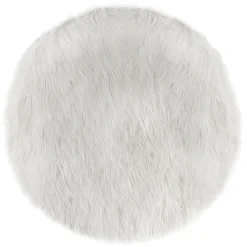 Niños atmosphera4kids Téxtil>Alfombra Blanca Con Pelo 90Cm