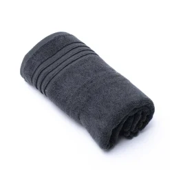 atmosphera Alfombras De Baño>Alfombra de baño gris oscuro TIMELESS 50x70Cm