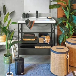 Alfombras De Baño>Alfombra De Baño Memoire Gris 45x120Cm