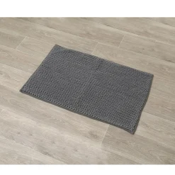 Alfombras De Baño>Alfombra De Baño Microfibra Gris 50x80Cm