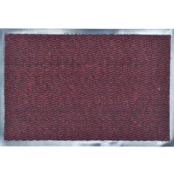 Alfombras De Entrada>Alfombra De Entrada Lisa 40x60cm Burdeos