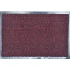 Alfombras De Entrada>Alfombra De Entrada Lisa 60x50cm Burdeos