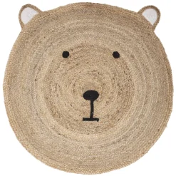 Niños atmosphera Téxtil>Alfombra de oso beige 100cm