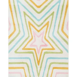 Niños Téxtil>Alfombra Gio Estrella Multic. 120x160Cm