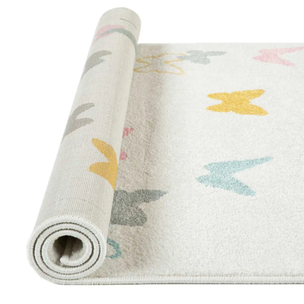 Niños Téxtil>Alfombra Gio Mariposas 80x150Cm