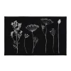 Alfombras De Entrada>Alfombra Herbier Negra 50x80cm