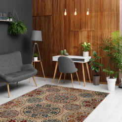 Alfombras Decorativas>Alfombra Lene Rojo/Azul 160x235Cm