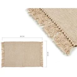 Alfombras De Cocina>Alfombra Natural De Algodón 50x80Cm