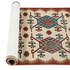 Alfombras Decorativas>Alfombra Sunlight Ocre/Rojo 70x120Cm