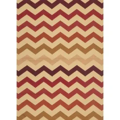 Alfombras Decorativas>Alfombra Sunlight Roja/Beige 150x220Cm