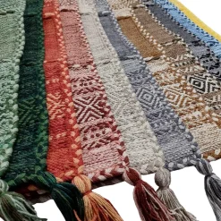 Alfombras De Cocina>Alfombra Tribal Roja 60x300Cm