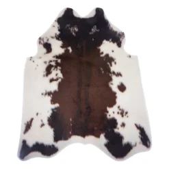 atmosphera Alfombras Decorativas>Alfombra Vache Blanco/Marrón 94x100Cm