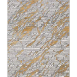 Alfombras Decorativas>Alfombra Viqi Waves Amarilla 120x160cm