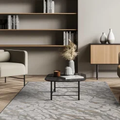 Alfombras Decorativas>Alfombra Viqi Waves Beige 200x285cm