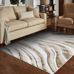 Alfombras Decorativas>Alfombra Zave Waves Natural 160x235cm