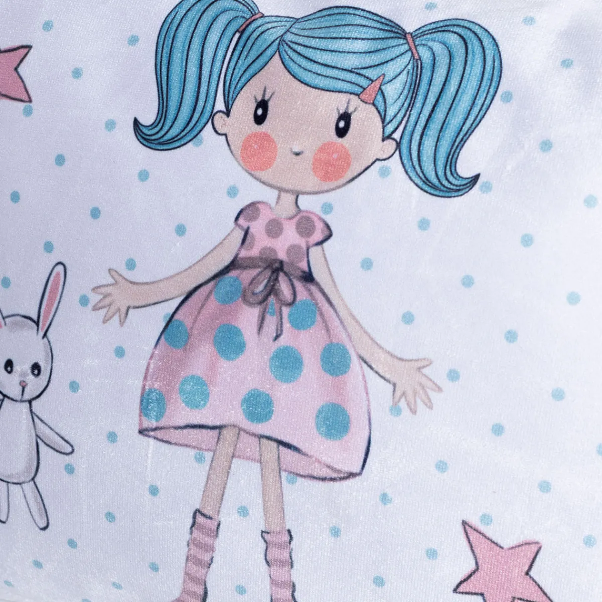 Niños Téxtil>Almohada con pompones ZOE 30x50cm