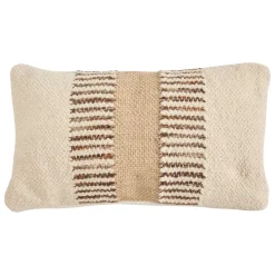atmosphera Cojines Y Fundas Decorativas>Almohada STRISCIA beige 30x50cm