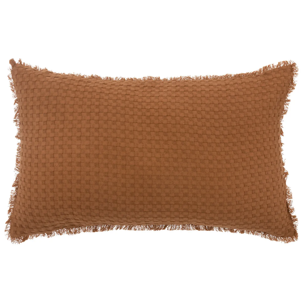 atmosphera Cojines Y Fundas Decorativas>Almohada The Floral Waffle Terracota 30x50cm