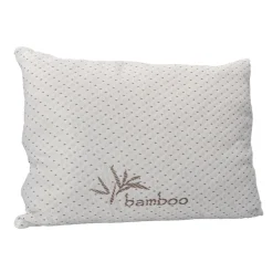 Colchonetas Para Dormir>Almohada viscoelástica con copos de bambú 50x65cm