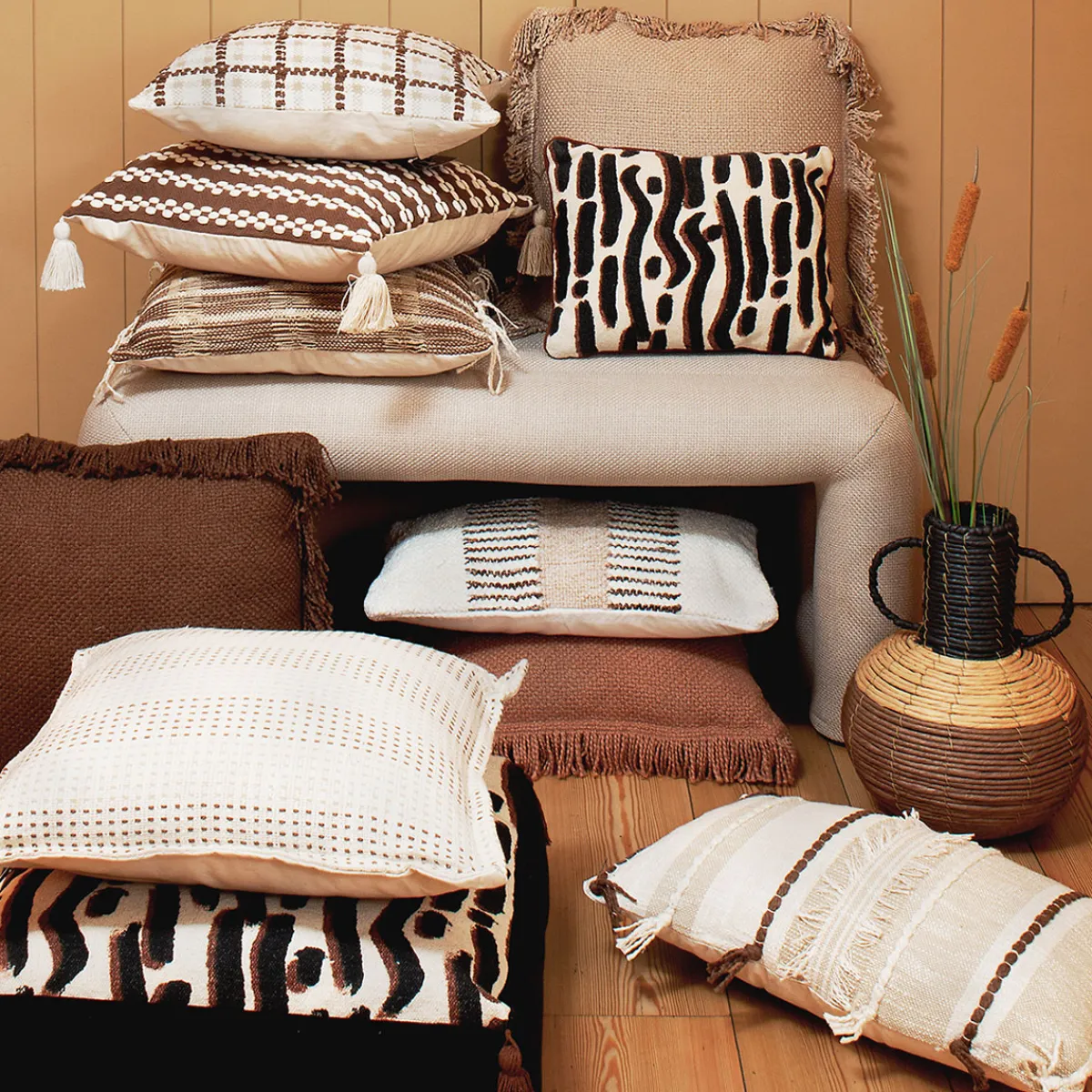 atmosphera Cojines Y Fundas Decorativas>Almohada WONJA multicolor 30x40cm