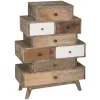 atmosphera Aparadores Y Consolas|Estilo Étnico>Aparador C/8 Cajones Madera 76x35x107Cm
