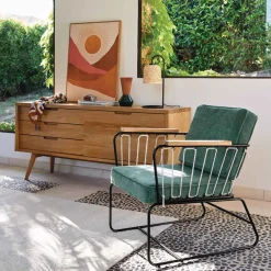 atmosphera Aparadores Y Consolas|Estilo Oriental>Aparador DIGHA marrón claro de madera roble