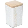 Cajas Y Frascos>Azucarero Scandi Blanco 18x10x10Cm