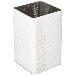 Cajas Y Frascos>Azucarero Scandi Blanco 18x10x10Cm