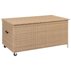 hespéride Complementos>Baúl almacenaje BAYANA marrón de ratán sintético