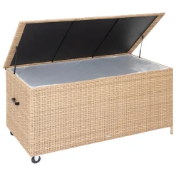 hespéride Complementos>Baúl almacenaje BAYANA marrón de ratán sintético