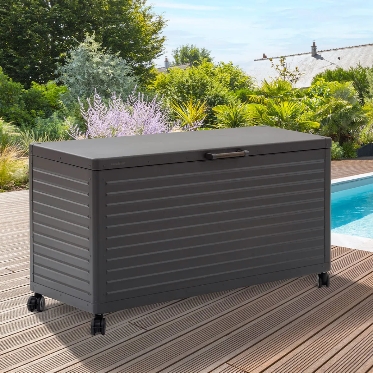 hespéride Complementos>Baúl de acero gris EDENIO