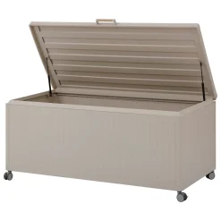 hespéride Complementos>Baúl de almacenaje EDENIO de acero argile