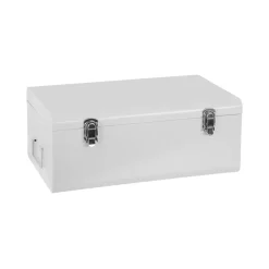 Niños atmosphera4kids Almacenamiento>Baúl De Metal Blanco Tam.2/2 47x28x19Cm