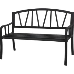 hespéride Columpios>Banco de jardín ALVERNIA negro