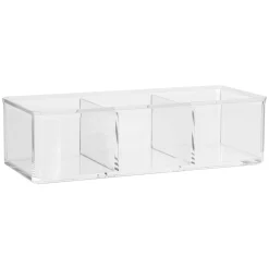 5five Cestas De Almacenamiento>Bandeja Acrílica 3 Compartimentos
