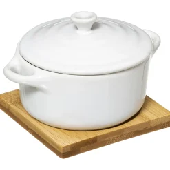 5five Degustación>Bandeja Bambú C/Cacerola 10Cm