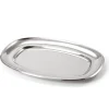 Cuencos, Fuentes Y Ensaladeras>Bandeja Ovalada de Acero Inoxidable 35X26CM