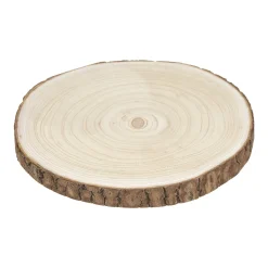 Placas Calefactoras Y Tablas De Cortar>Base Decorativa Redonda De Madera