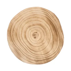 Placas Calefactoras Y Tablas De Cortar>Base Redonda De Madera Quemada 20cm