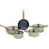 5five Cazuelas, Sartenes Y Hervidores>Batería de cocina WILD verde 5 Pzas