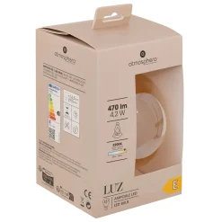atmosphera Lámparas Y Alargadores>Bombilla Vintage Led Ámbar G95 2W E27