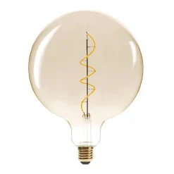 atmosphera Lámparas Y Alargadores>Bombilla VINTAGE ámbar espiral led G200 4.9W