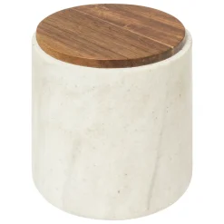 5five Accesorios De Lavabo>Bote para algodón CÔME beige