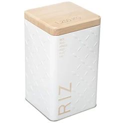 Cajas Y Frascos>Bote P/Arroz Scandi 10.5x10.5x18.5Cm